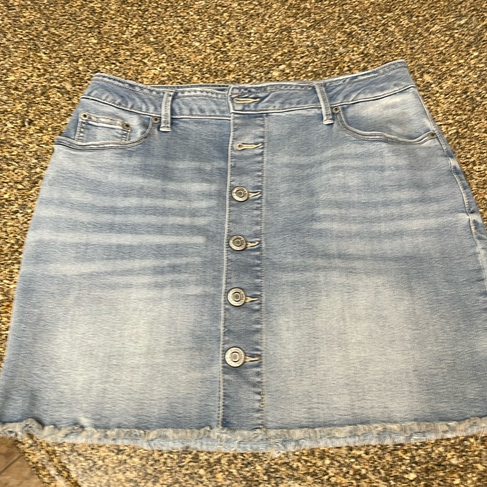 Denim Maurice’s mini skirt